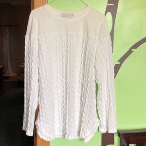 Weekend Suzanne Betro Women’s Cable Knit Sweater